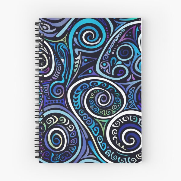 Artikelvorschau, Neuseeland Māori Paua Muster Koru Design 68 entworfen und verkauft von GrinGalore.