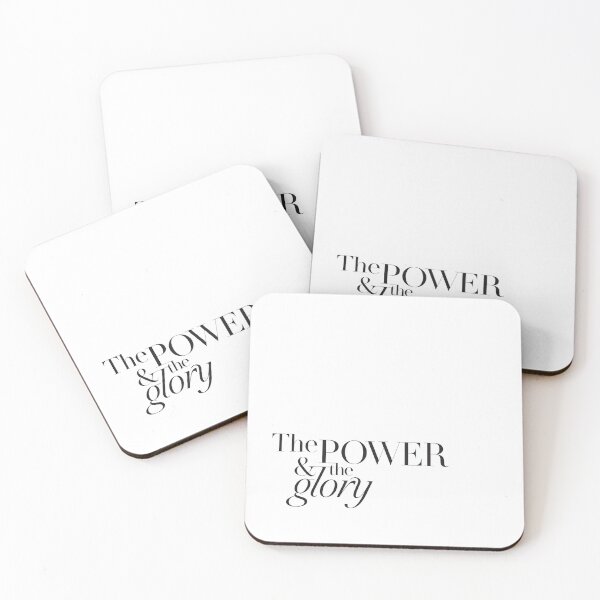 Item preview, The power & the glory | Elegant typography in minimalist style designed and sold by Poster Territory.