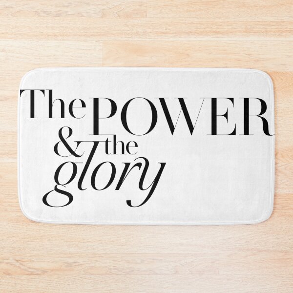 Item preview, The power & the glory | Elegant typography in minimalist style designed and sold by Poster Territory.