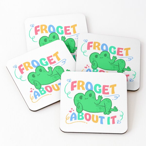 Item preview, Froget About It Funny Slogan with Frog designed and sold by EmiBeeBuzz.