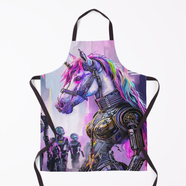 Item preview, Licorne Punk dans une Ville Futuriste designed and sold by Collection de trésors .
