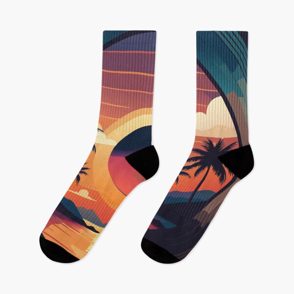 Item preview, Sunset Vibes Vinyl designed and sold by Paper Punch Press.
