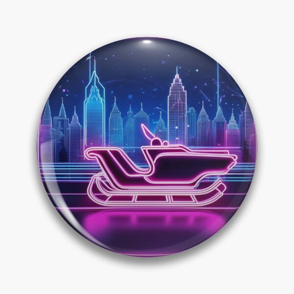 Item preview, Neon sledge christmas designed and sold by Cookbeat.