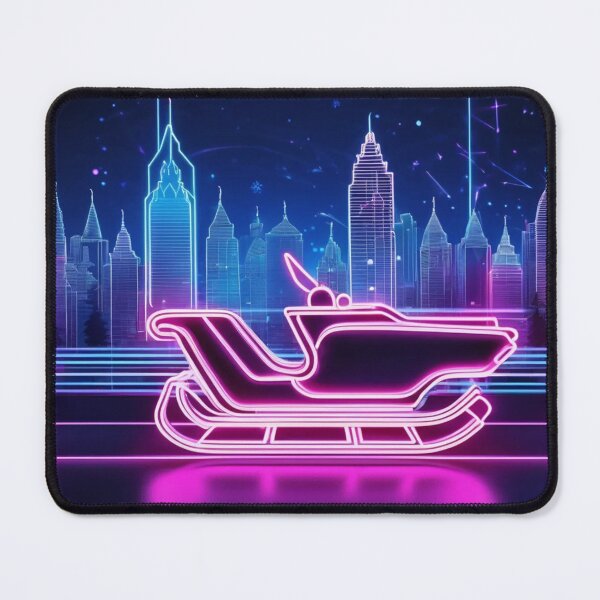 Item preview, Neon sledge christmas designed and sold by Cookbeat.