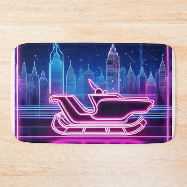 Item preview, Neon sledge christmas designed and sold by Cookbeat.