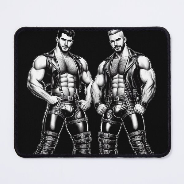Item preview, Specially created request for Marc B: Leder Biker Boys Night Leather Pride Graphic Design designed and sold by ItsAKinkThing.