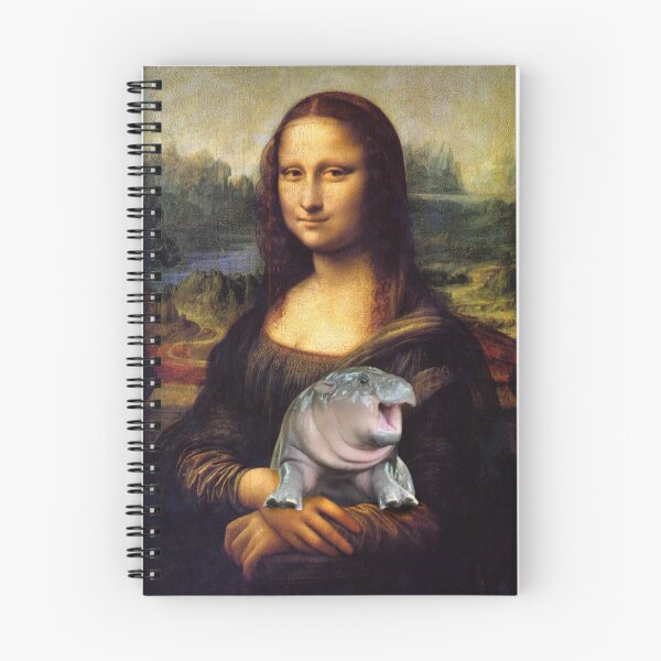 Item preview, Mona Lisa X Moo Deng designed and sold by CreatureHouse95.