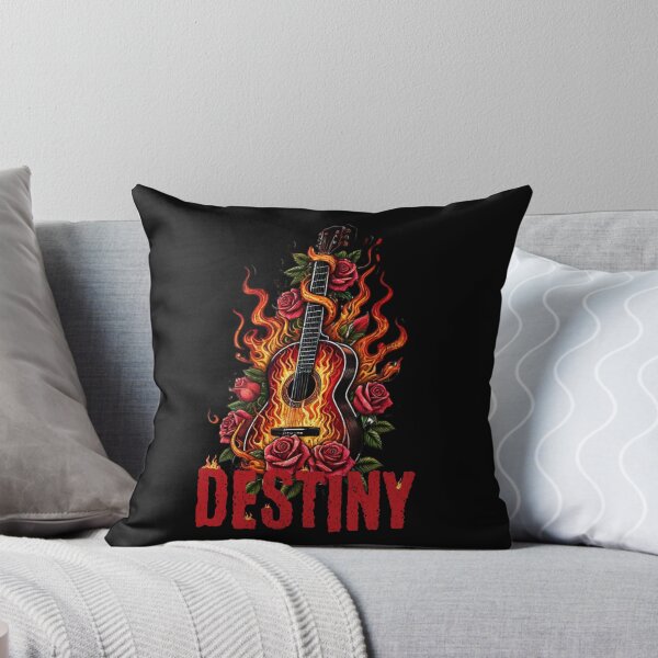 Item preview, Destiny - Fiery Guitar Design with Roses for Music Lovers designed and sold by CWT-JustforFun.