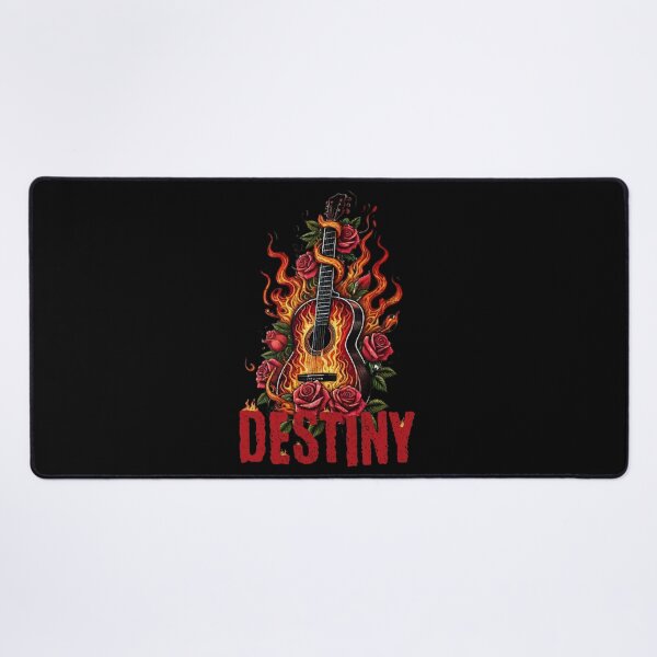 Item preview, Destiny - Fiery Guitar Design with Roses for Music Lovers designed and sold by CWT-JustforFun.