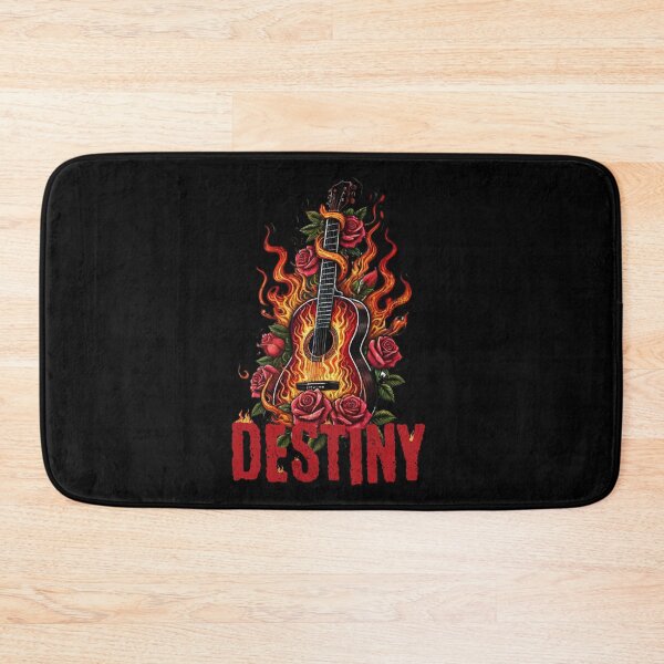 Item preview, Destiny - Fiery Guitar Design with Roses for Music Lovers designed and sold by CWT-JustforFun.