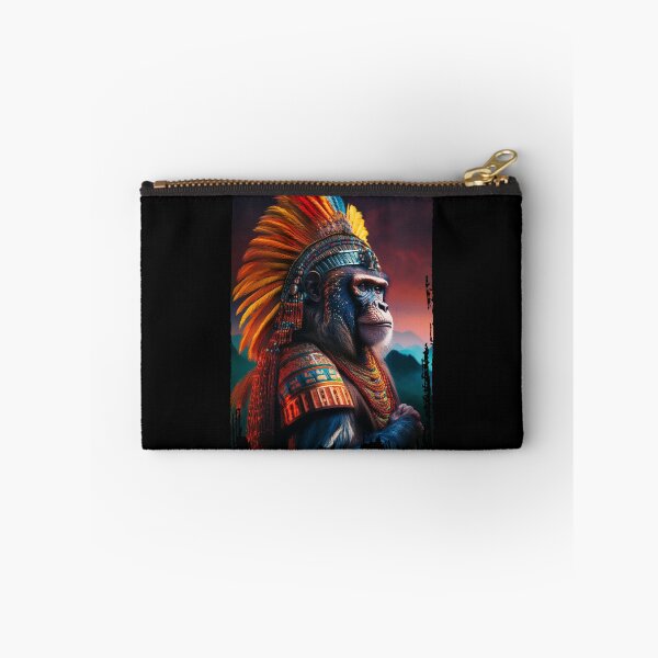 Item preview, Tribe King | Aztec Maya Ape | Nature Monkey Collection designed and sold by monkeybusiness.pt.