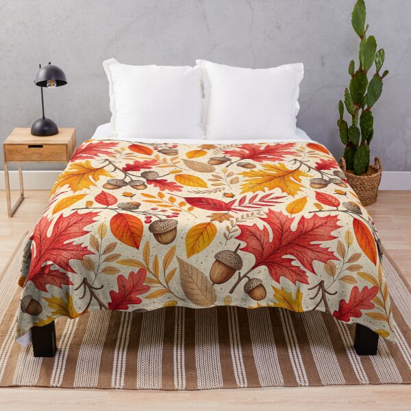 Item preview, Autumn Harmony: A Colorful Fall Pattern designed and sold by Paper Punch.