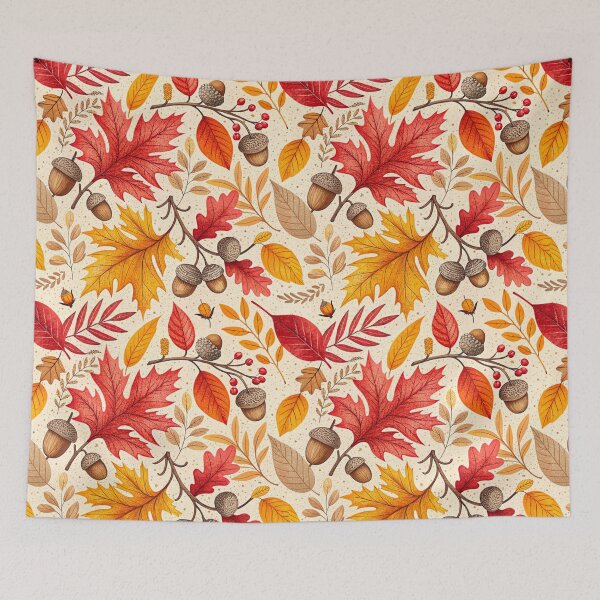 Item preview, Autumn Harmony: A Colorful Fall Pattern designed and sold by Paper Punch.