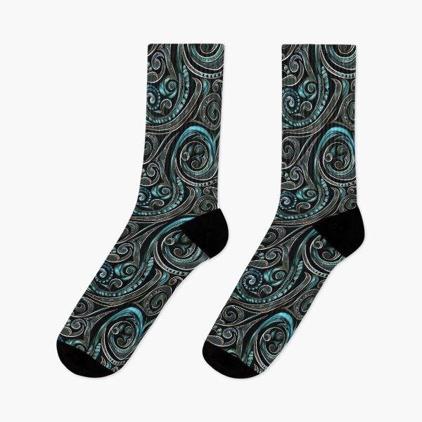 Item preview, New Zealand Māori Paua Pattern Koru Design 69 designed and sold by GrinGalore.