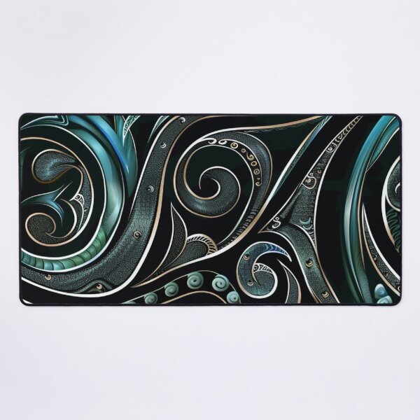 Item preview, New Zealand Māori Paua Pattern Koru Design 69 designed and sold by GrinGalore.