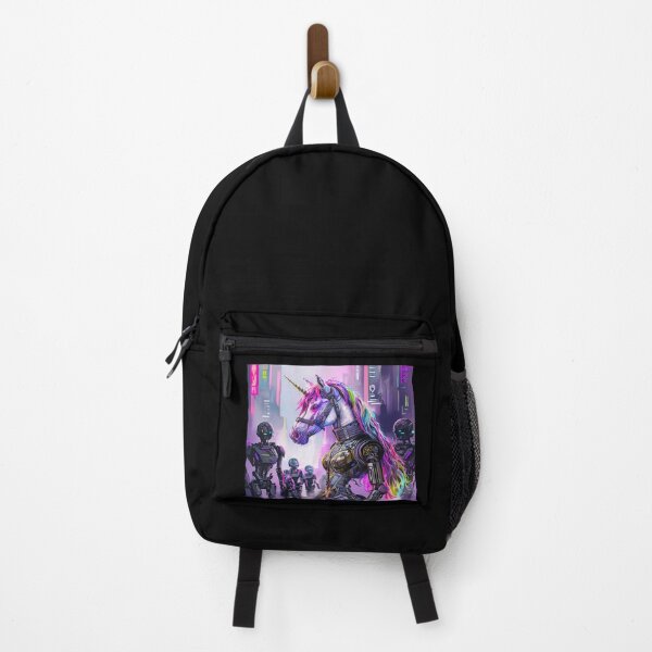 Item preview, Punk Unicorn in a Futuristic City designed and sold by Collection de trésors .