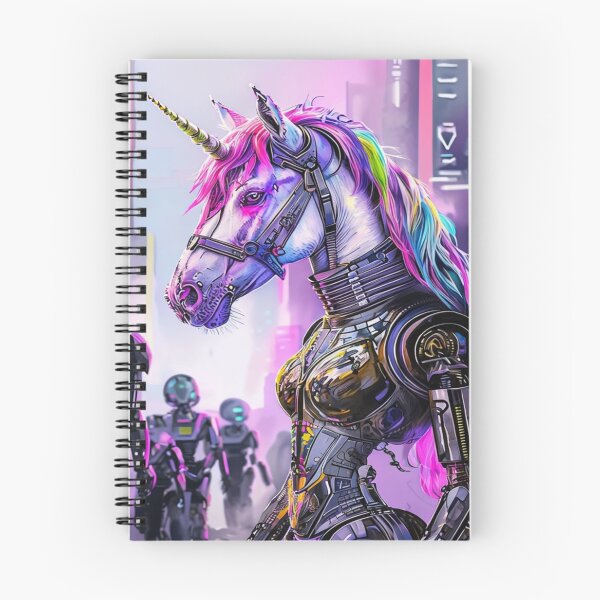 Item preview, Punk Unicorn in a Futuristic City designed and sold by Collection de trésors .
