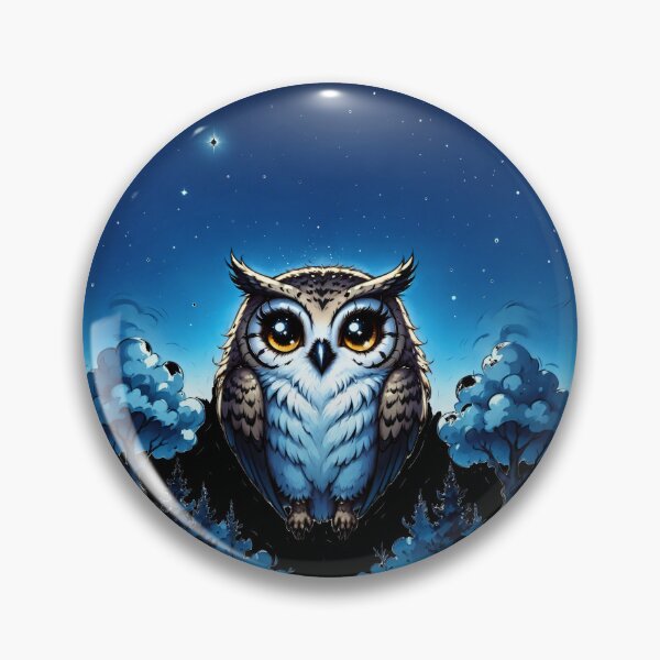 Item preview, Cosmic Owl Stargazing Scene designed and sold by Arcane  Adorable.