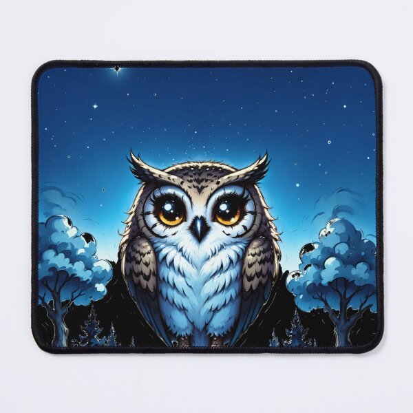 Item preview, Cosmic Owl Stargazing Scene designed and sold by Arcane Adorable.