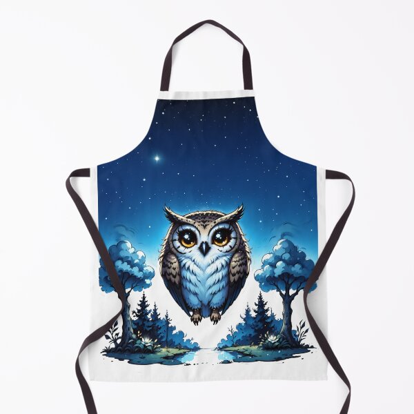 Item preview, Cosmic Owl Stargazing Scene designed and sold by Arcane Adorable.