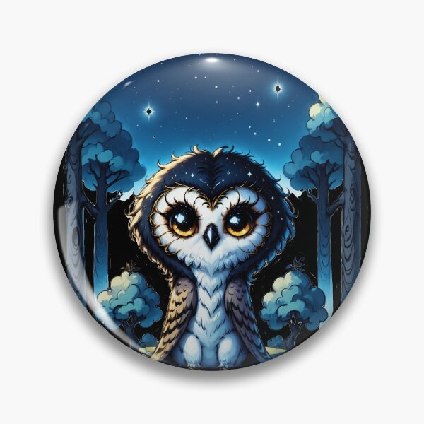 Item preview, Cosmic Owl Stargazing Scene designed and sold by Arcane  Adorable.