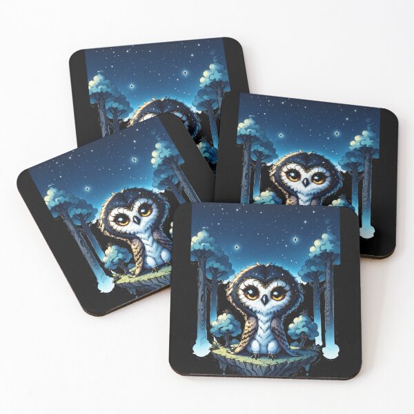 Item preview, Cosmic Owl Stargazing Scene designed and sold by Arcane  Adorable.