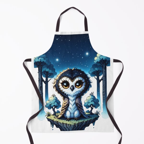 Item preview, Cosmic Owl Stargazing Scene designed and sold by Arcane Adorable.