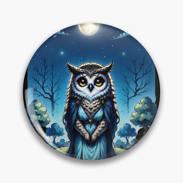 Item preview, Cosmic Owl Stargazing Scene designed and sold by Arcane  Adorable.