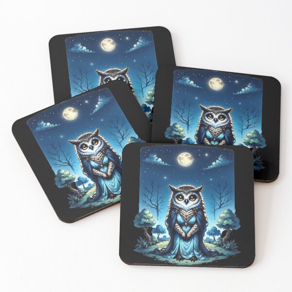 Item preview, Cosmic Owl Stargazing Scene designed and sold by Arcane  Adorable.