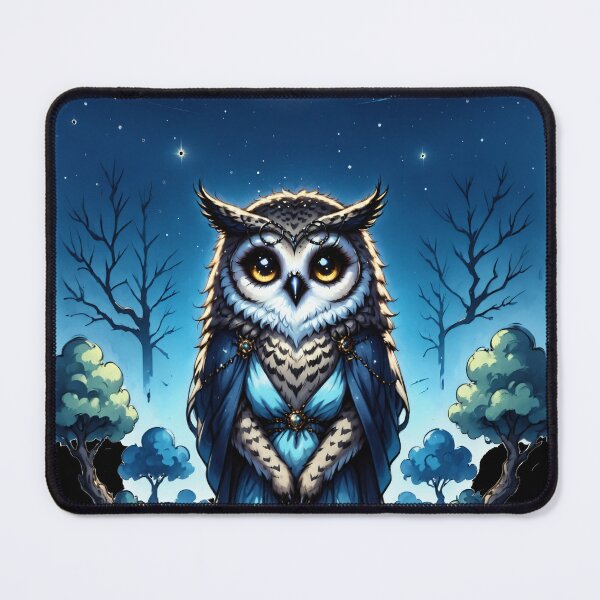 Item preview, Cosmic Owl Stargazing Scene designed and sold by Arcane Adorable.
