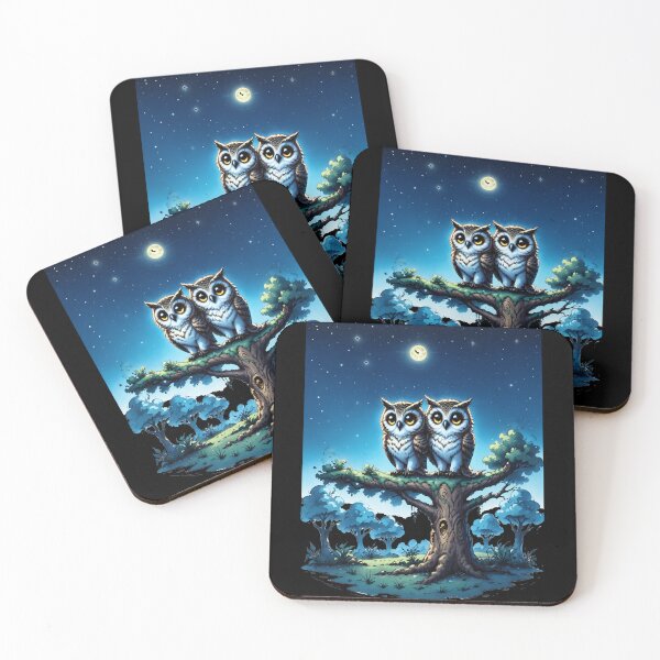 Item preview, Cosmic Owl Stargazing Scene designed and sold by Arcane  Adorable.