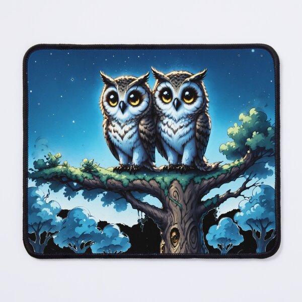 Item preview, Cosmic Owl Stargazing Scene designed and sold by Arcane Adorable.