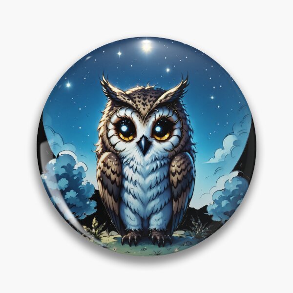 Item preview, Cosmic Owl Stargazing Scene designed and sold by Arcane  Adorable.