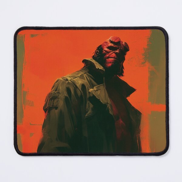 Item preview, Hellboy - Stoic Defender designed and sold by Lost Idols Productions General Shop.