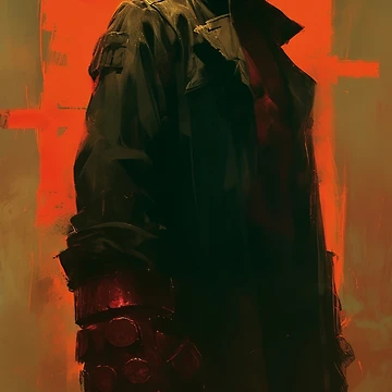 Imagen de la obra Hellboy - Stoic Defender de Lost Idols Productions General Shop