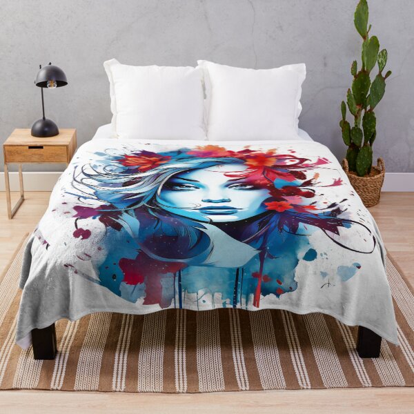 Item preview, abstract beautiful woman face designed and sold by javierparra.