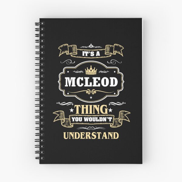 Item preview, It Is A Mcleod Thing You Wouldn't Understand Mcleod Name Shirt designed and sold by GensBarlow.