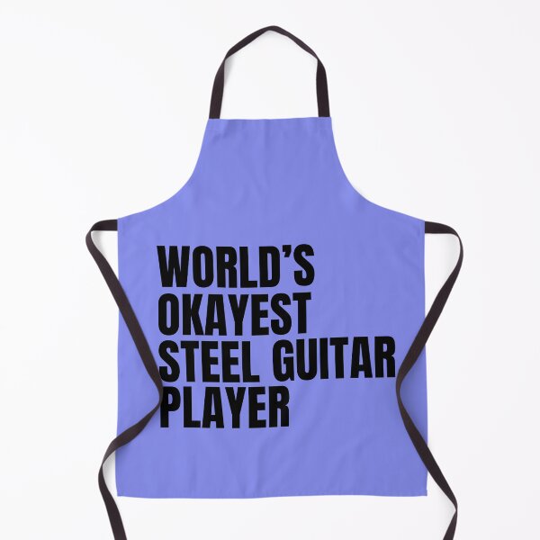 Item preview, World's Okayest Steel Guitar Player - Black designed and sold by Cutsandsparks.