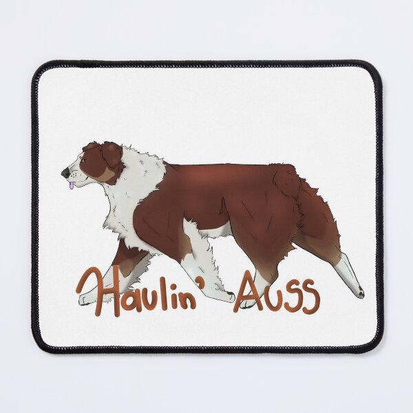 Item preview, Haulin Auss Australian Shepherd Aussie - Red Tri Pet Gift designed and sold by UptownMuttCreations.