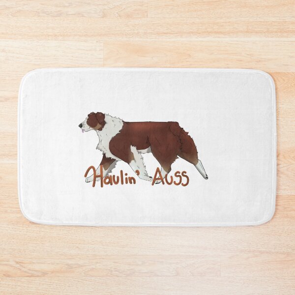 Item preview, Haulin Auss Australian Shepherd Aussie - Red Tri Pet Gift  designed and sold by UptownMuttCreations.