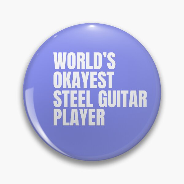 Item preview, World's Okayest Steel Guitar Player - White designed and sold by Cutsandsparks.