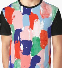 Modern paint strokes pattern Graphic T-Shirt