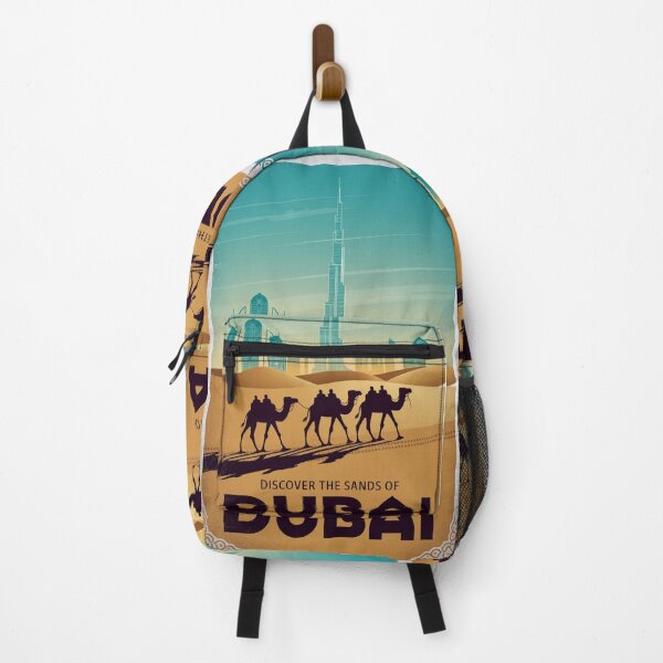 Item preview, Dubai Vintage Travel Poster designed and sold by TravelerRat.