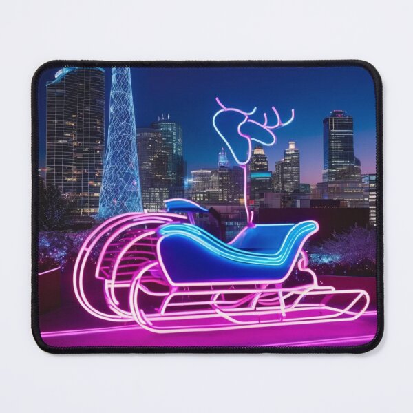 Item preview, Neon Sledge Christmas designed and sold by Cookbeat.