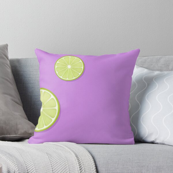Item preview, Two halves of lime on a pink background designed and sold by Photopat.