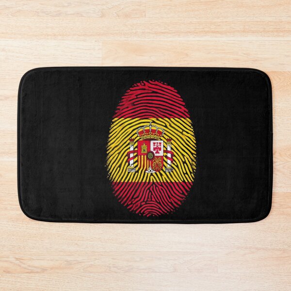 Artikelvorschau, Fingerabdruckkunst mit spanischer Flagge | Stilvolles spanisches Pride-Design entworfen und verkauft von svarupa.