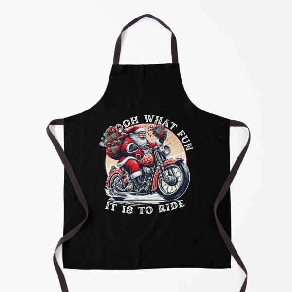 Item preview, Santa’s Wild Ride Christmas Biker oh what fun it is to ride designed and sold by Imaginarium Design.