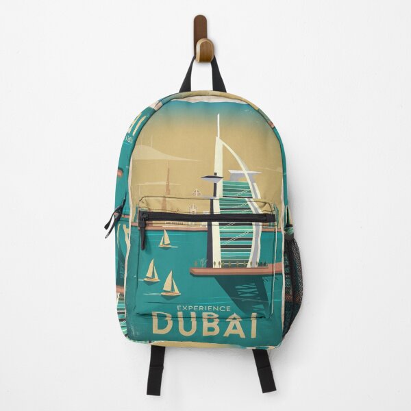 Item preview, Dubai Vintage Travel Poster designed and sold by TravelerRat.