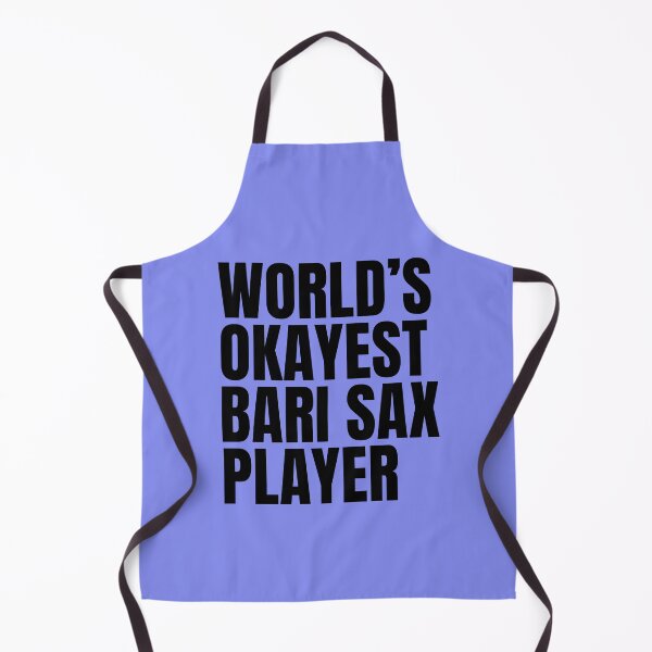 Item preview, World's Okayest Bari Sax Player - Black designed and sold by Cutsandsparks.