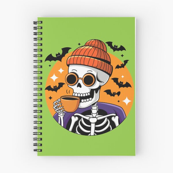Item preview, Halloween squeleton dring coffee designed and sold by moimesfolies.